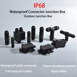 IP68 Outdoor Waterproof Junction Box , Cable Connector, Electrical Connectors PC Plastic And Terminal, Designed For Buried Wires