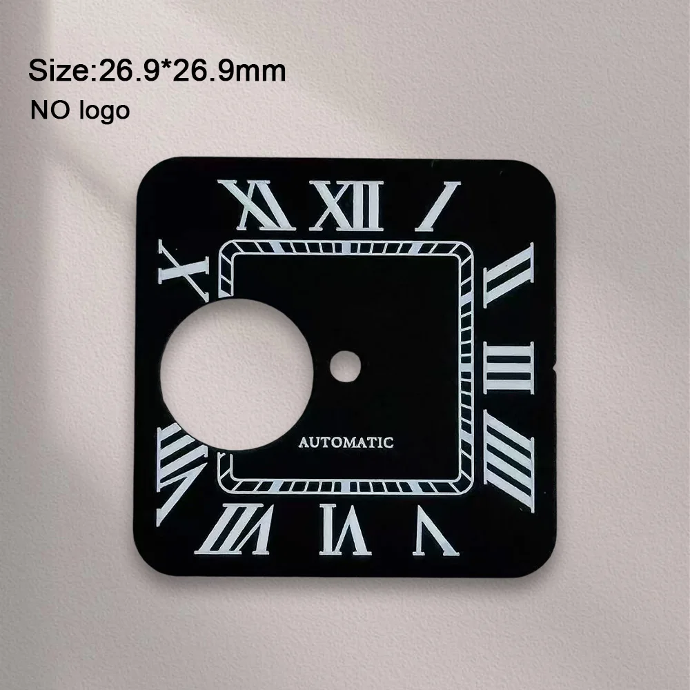 New NH38 Dial No Logo Blank Roman Numeral Dial 26.9*26.9mm Dial For NH38 Movement High Quality Watch Accessories Repair Tools