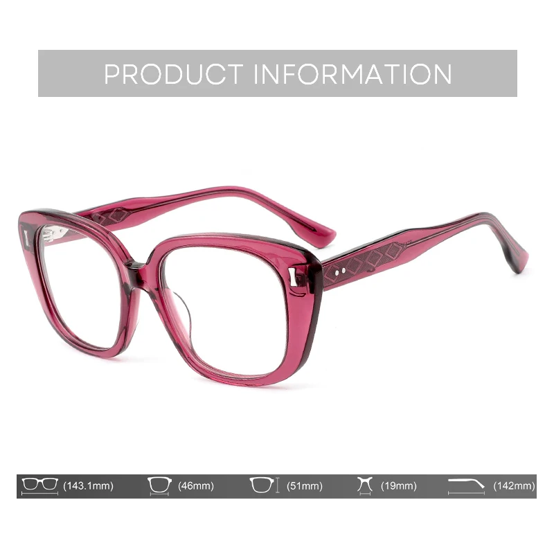 BLUEMOKY Acetate Butterfly Prescription Glasses for Women Photochromic Optical Eyeglasses Progressive/Myopia Eyewear