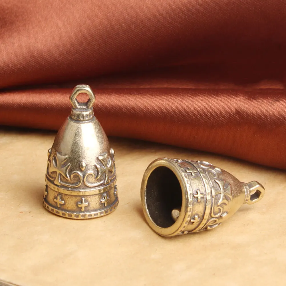 

3Pcs Golden Brass Bells Vintage Style Small Bells for DIY Jewelry Making Pendant Charms Christmas Decoration Craft Supplies