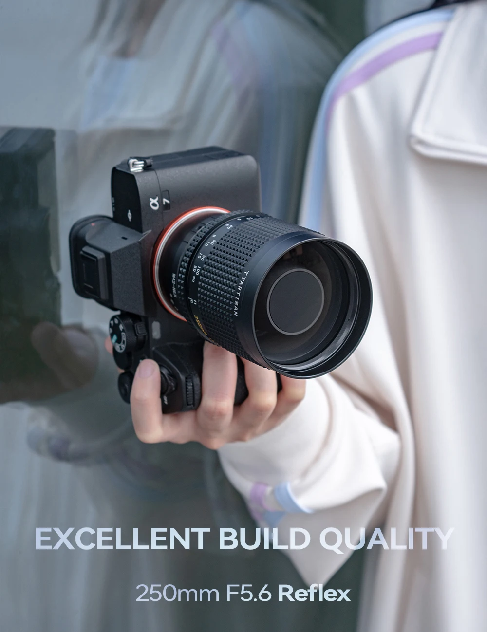 TTArtisan 250mm F5.6 Vollformat-Reflexobjektiv mit Donut-Bokeh, manuelles Teleobjektiv mit MF-Funktion für M42-Mount, kompatibel mit Sony E, Nikon Z, Canon R, EF L – Detail 20