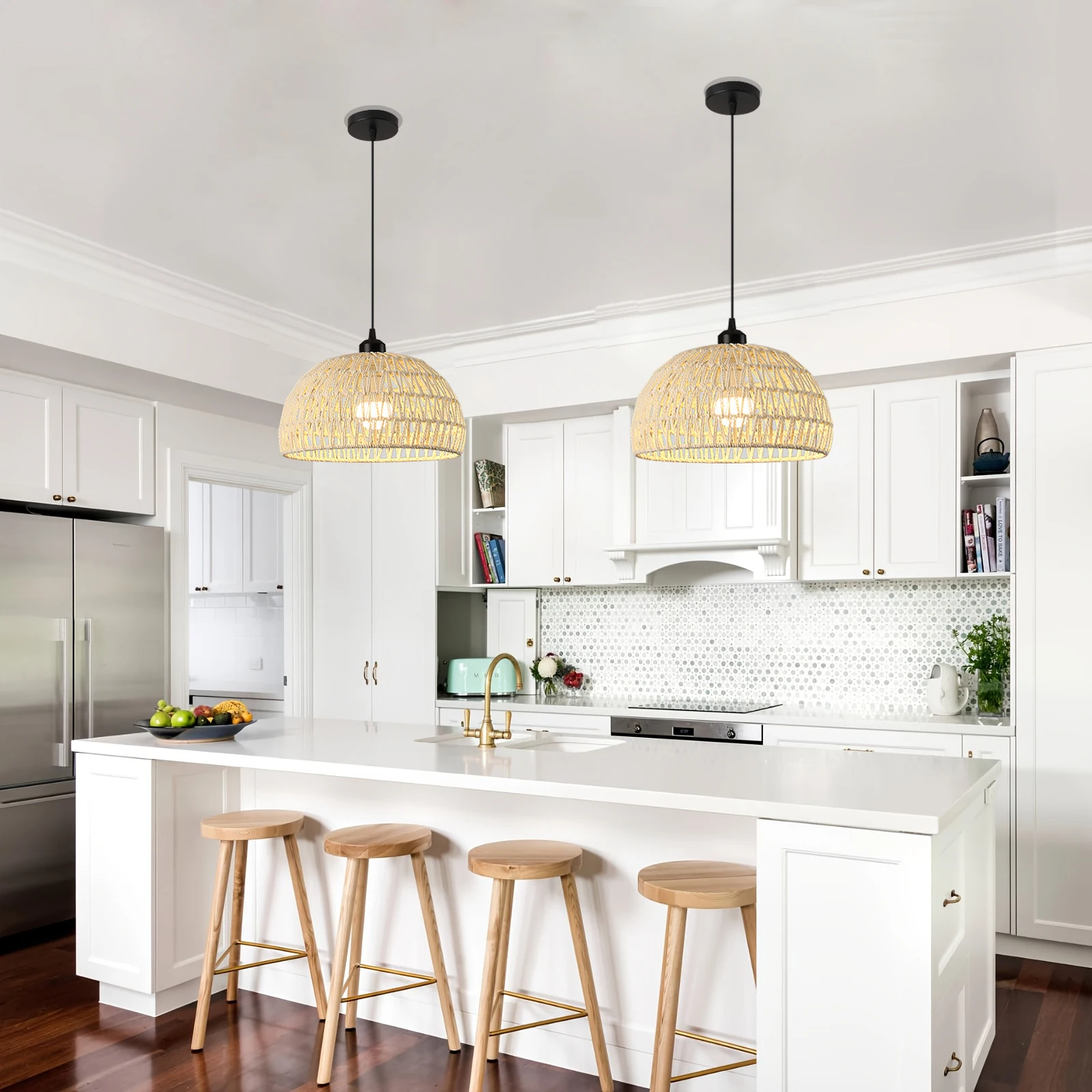 Rural retro Bohemian E27 pendant light restaurant bar counter kitchen bedroom hallway dressing room chandelier