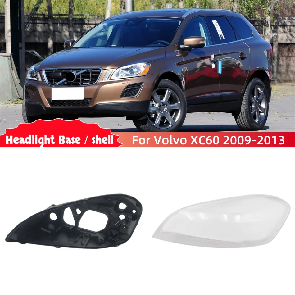For Volvo XC60 2009 2010 2011 2012 2013 automotive parts and accessories Car Base Head Lamp Shell Lamp Holder Auto Shell Cover
