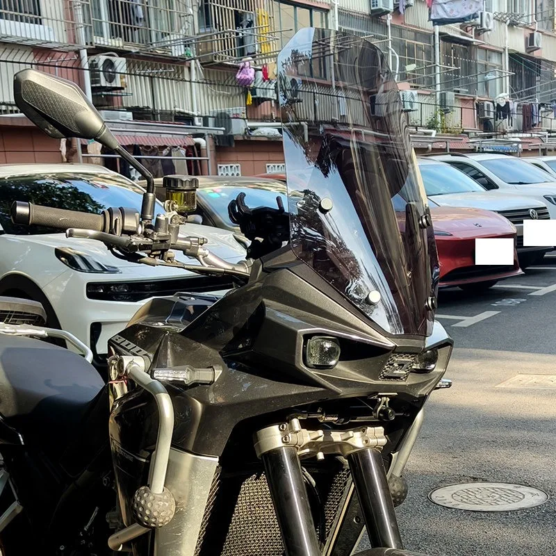 For Keeway Motorcycle 800X  Windshield Windscreens Wind Deflectors Viser Visor Screen Increased height and thickened guide plate