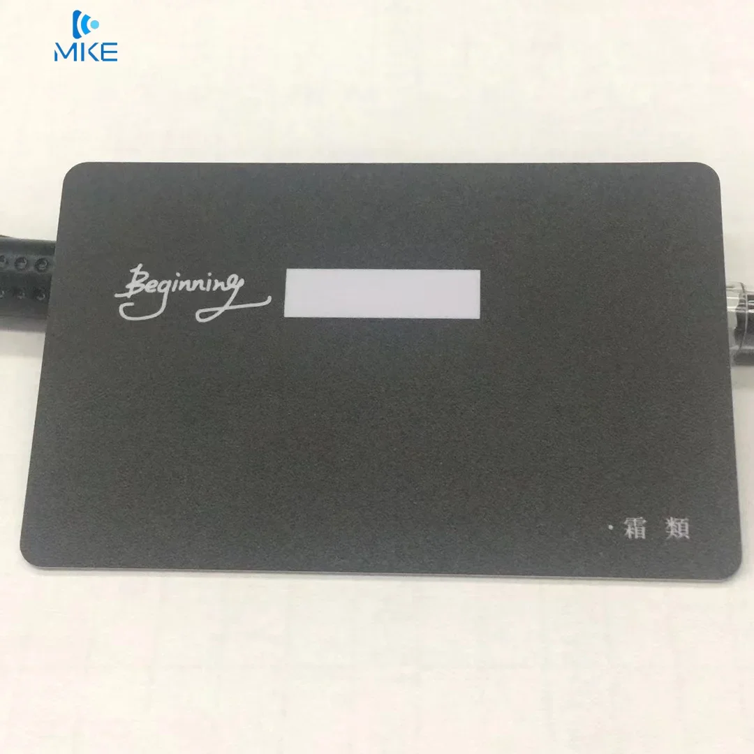 

Signature Strip Frosted Black Printing Plastic Pvc Cards