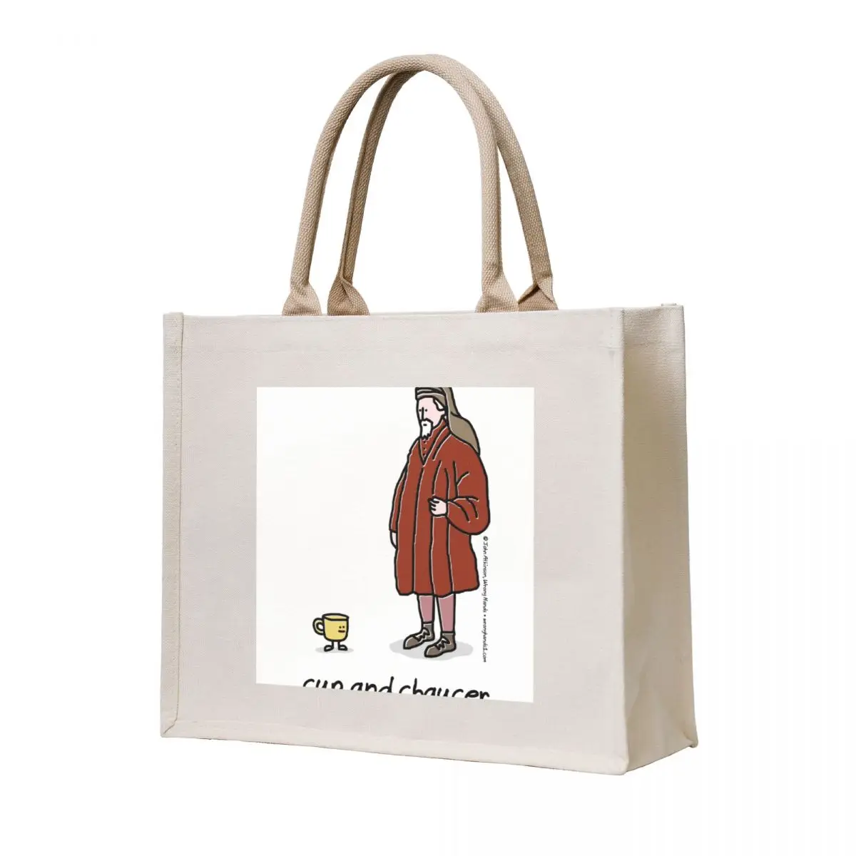 

cup and chaucer Tote Bag Canvas the tote bag Women's shopper