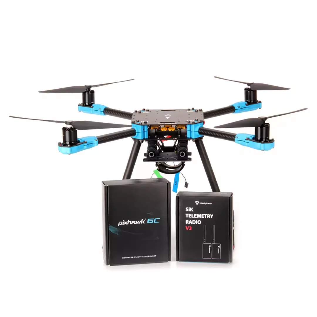 Holybro X500 V2 ARF Kit & Pixhawk 6X 6C Flight Controller & M10N & 433 915MHz 4-axis Drone Power Kit