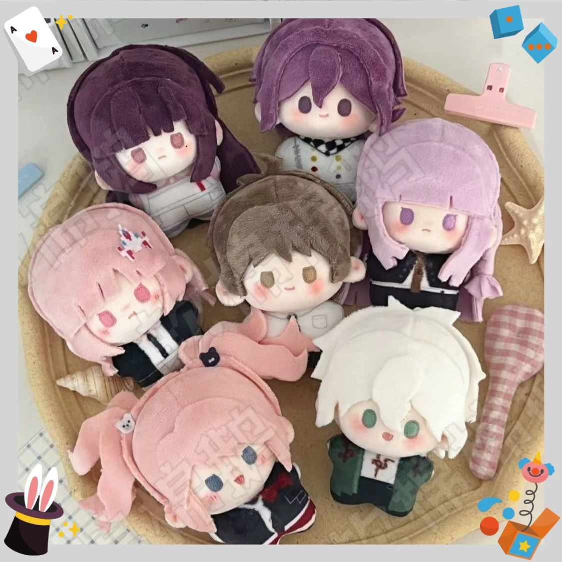 Anime Danganronpa Nagito Komaeda Hinata Hajime Nanami Chia Kokichi Oma Plüsch Baumwolle Puppe Cosplay Anhänger Spielzeug Plushie Geschenk