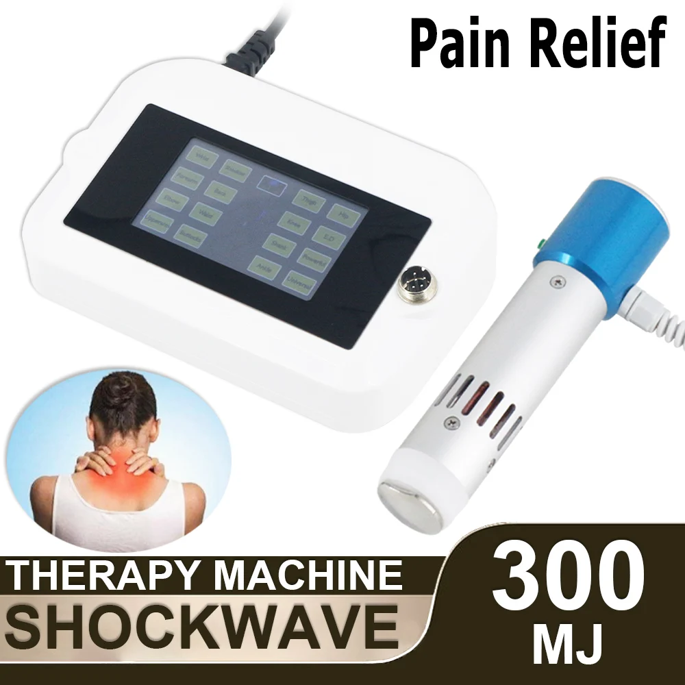 2025 Shockwave Therapy Machine Relieve Cervical Joint Pain Massage Body Adjustable Energy Physiotherapy Shock Wave Massager