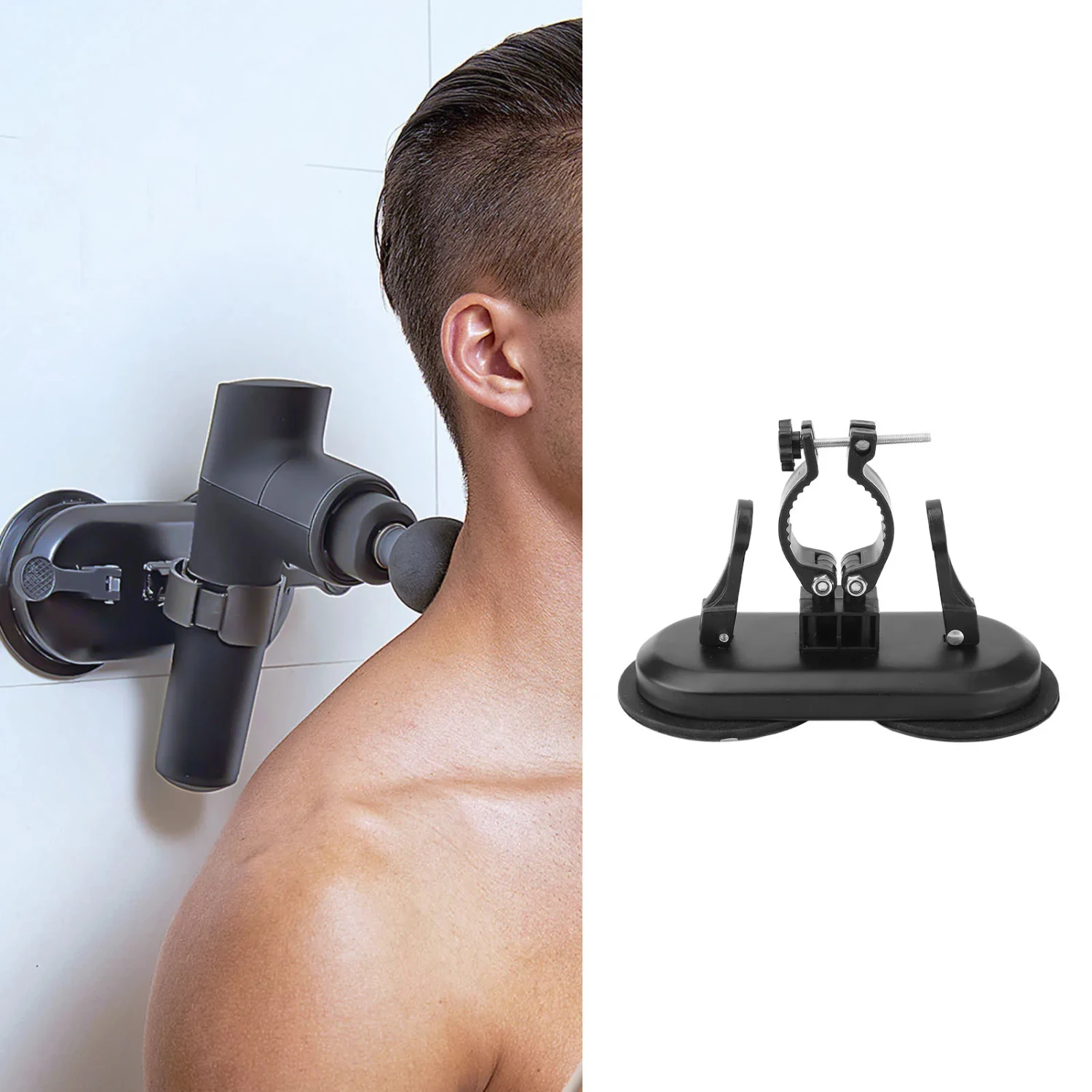 

Self Massage Gun Holder Massage Gun Holder Massage Gun Mount Wall Suction Cup Holder Hands Neck Waist Back Self Massage