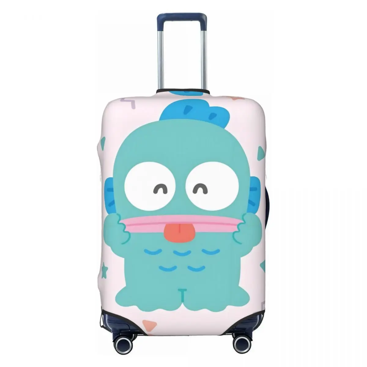 مخصص Kawaii Hangyodon غطاء الأمتعة الموضة الكلاسيكية الطباعة الحيوان حقيبة حامي يغطي دعوى لمدة 18-32 بوصة