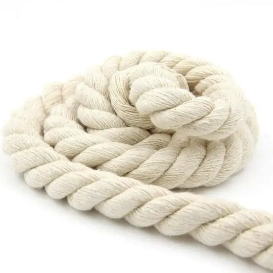 5 mm - 20mm high strength checking Cotton Rope Woven Cords for Accessories Bag Craft Projects home