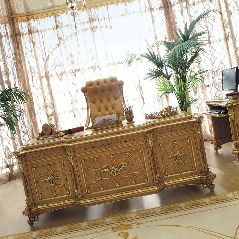 

Классическая комбинация жалюзи, офисная рабочая станция, мебель, классическая европейская береза с золотой фольгой, стол со стулом