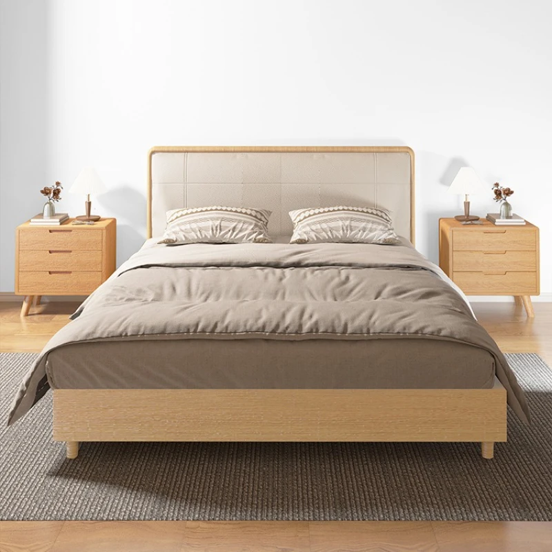 

Pure solid wood bedside table oak simple modern home small bedroom bedside