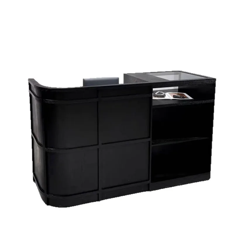 Reception Desk Double Countertop Simple Counter