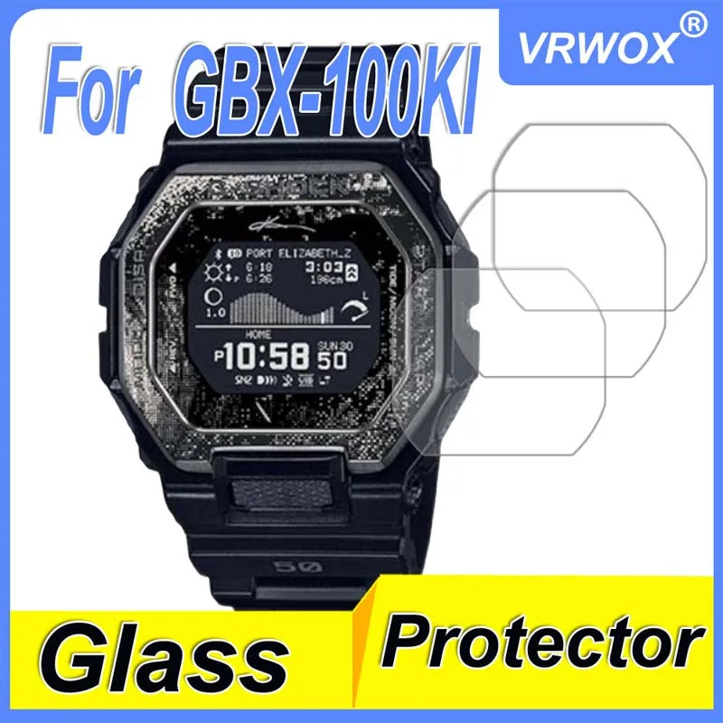 3Pcs Tempered Glass For  GBX-100KI GMW-B5000TCM GX-56BB GBX-100 DW-5600REC GMW-B5000CS Watch Full Coverage Screen Protector