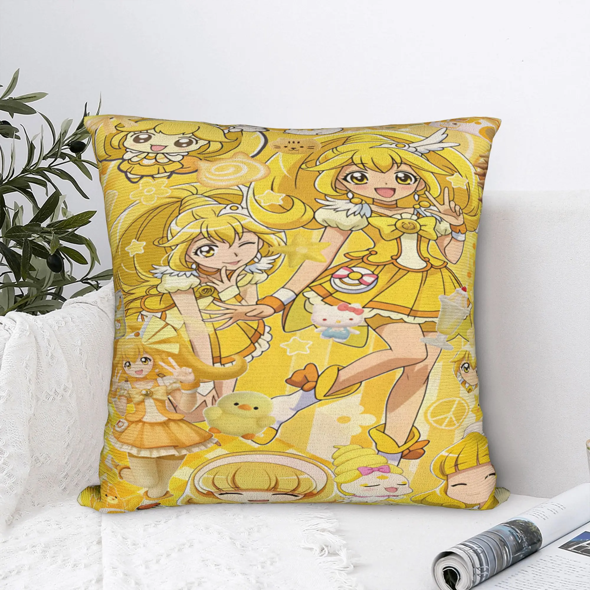 Pretty Cure  Pillow Cover  Custom Cushion Cover Fashion Pillow Case For Wedding Party Home Decor