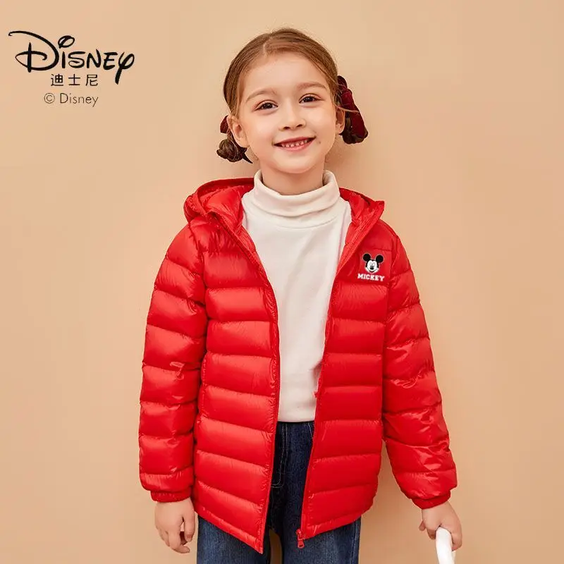 Disney peripheral Mickey Cartoon Autumn Children Back to School Warm and Lightweight Kawaii Cotton Jacket as a Gift for Children