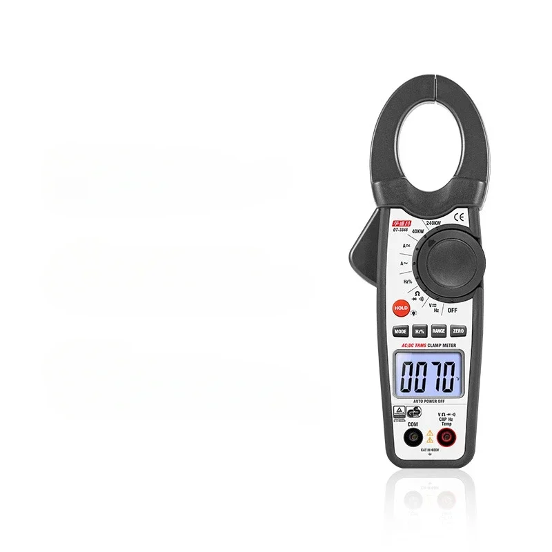 DT-3348 True RMS Power Clamp Meter True RMS Power Up To 240k Ω Overload Protection Resistor Diode Test Backlight