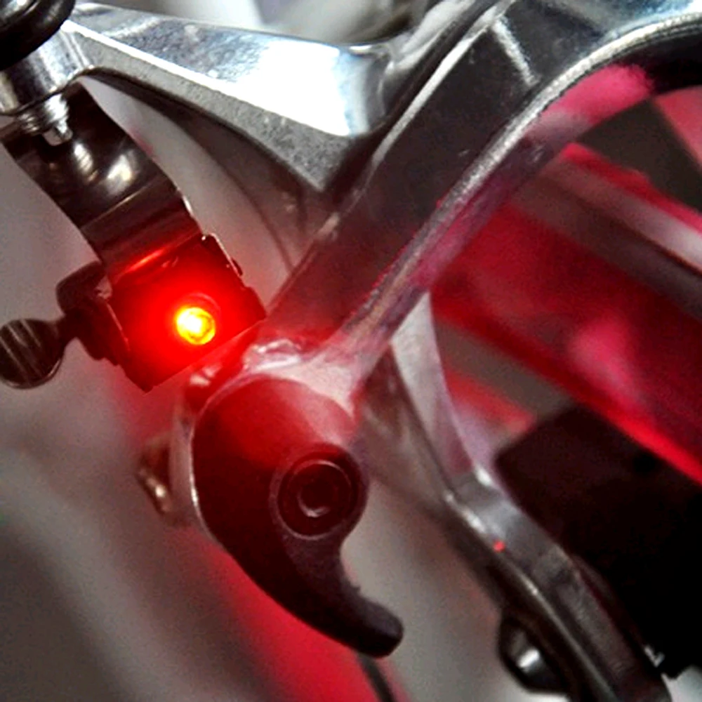 1PC Bike Brake Rear Light Waterproof Cycling Light Mount Rear Bike Safe Warning Light Red LED Brake Lamp Bicycle Accessories