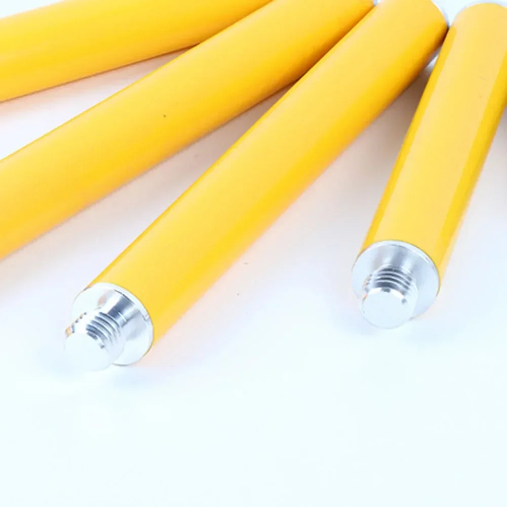 1PCS 10-60cm 5/8 Threaded GPS/RTK Extension Rod Yellow Diameter 25 Mm GPS Surveying Pole Antenna Extend Section For GNSS
