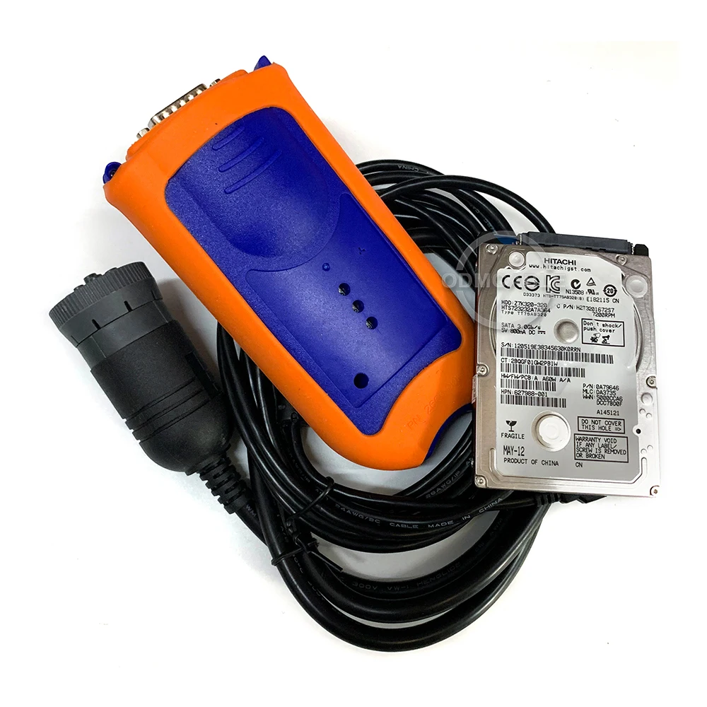 5.2 AG HDD Agriculture Software for EDL V2 V3 engine electronic diagnosis scanner tool with 9 pin adapter cable