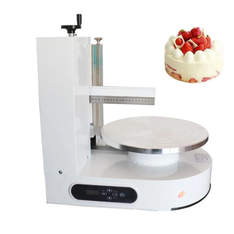 4-12 Inch Cake Cream Spreading Coating Filling Machine Electric Cake Bread Cream Decoration Spreader Smoothing Machine