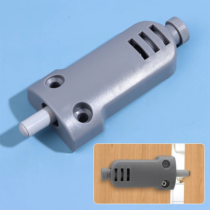 1/2Pcs Cabinet Catches Damper Buffers Wardrobe Stopper Drawer Door Stopper Push Type Rebound Device Furniture Hardware Accessory