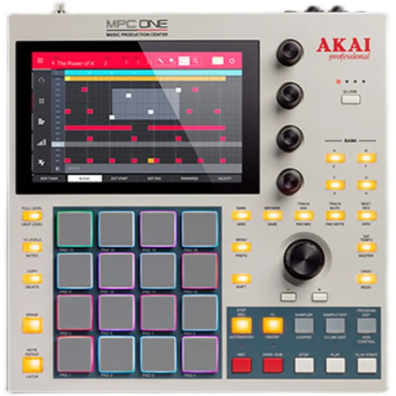 

Akai MPC One Vintage RETRO Gold Gold Independent Workstation Hip Hop TRAP Percussion Mat MPC Drum Machine