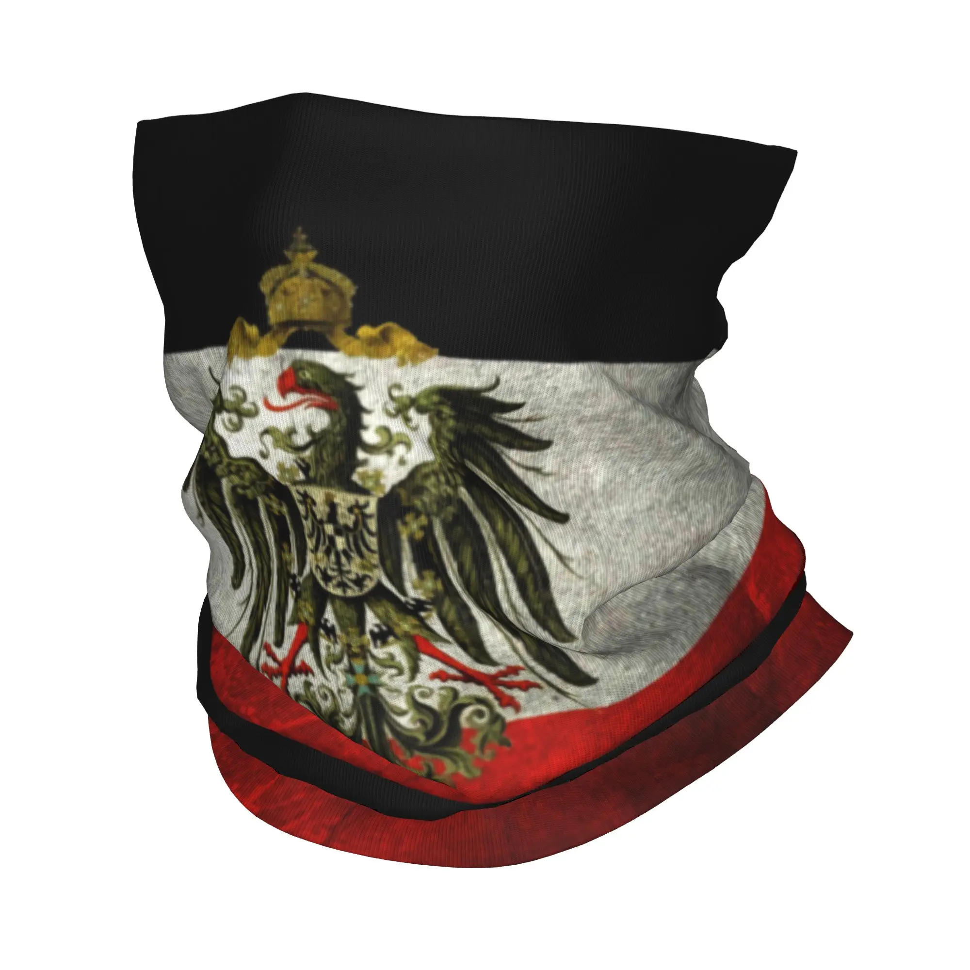 

Custom Germans Empire Flag Bandana Neck Gaiter for Ski Camping Women Men Wrap Scarf Balaclava Warmer