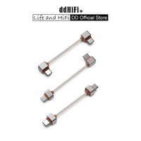 DD ddHiFi TC03SS/TC03SL/TC03LL USB OTG Audio Decoding Cable, Flexible Use for Smartphones, L/Straight Connector Options, 8cm