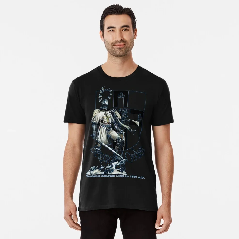 Ghost of The German Past In Prussia. Teutonic Knight T Shirt. New 100% Cotton Short Sleeve O-Neck Casual T-shirts Size S-3XL