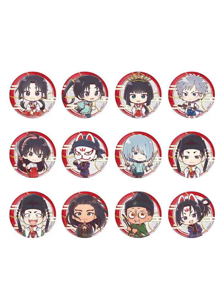 Anime The Elusive Samurai Pin Tokiyuki Ayako Kazama Genba Badge Nige Jouzu No Wakagimi Cosplay Cartoon Itabag Bedge Brooch DADGE