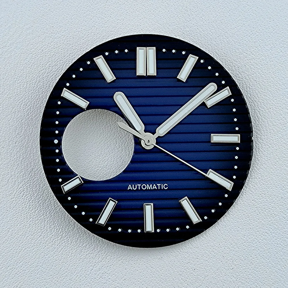 29.5mm Watch Dial N H38 dial Custom logo dial green luminous suitable for N H38 movement watch accessories repair tool