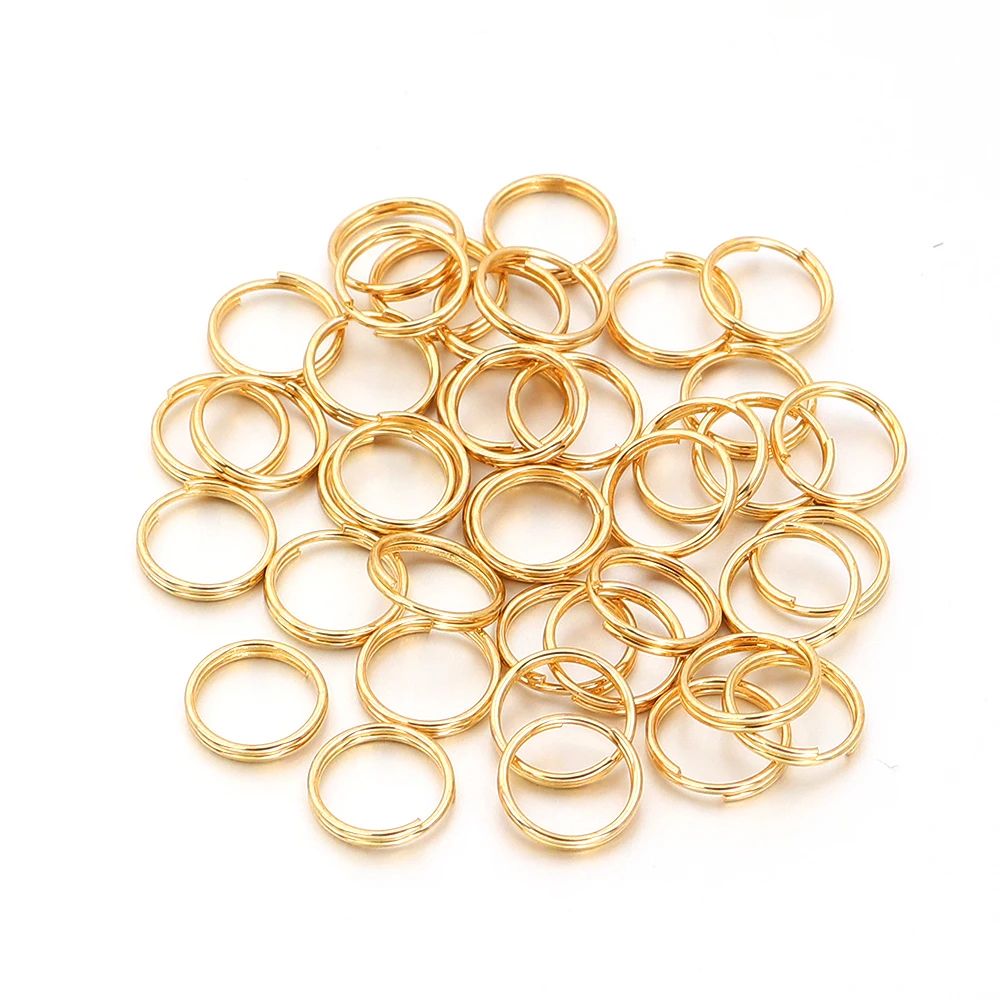100pcs Stainless Steel Open Jump Rings for DIY