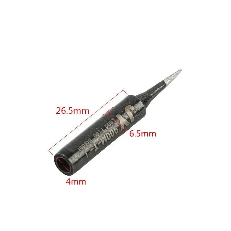 5PCS/Lot JY BLACK Lead-Free Soldering Solder Iron Tips 900M-T-I B K 2.4D 3C for Hakko 936 Fx888/888D SAIKE 909D/852 CXG 936d