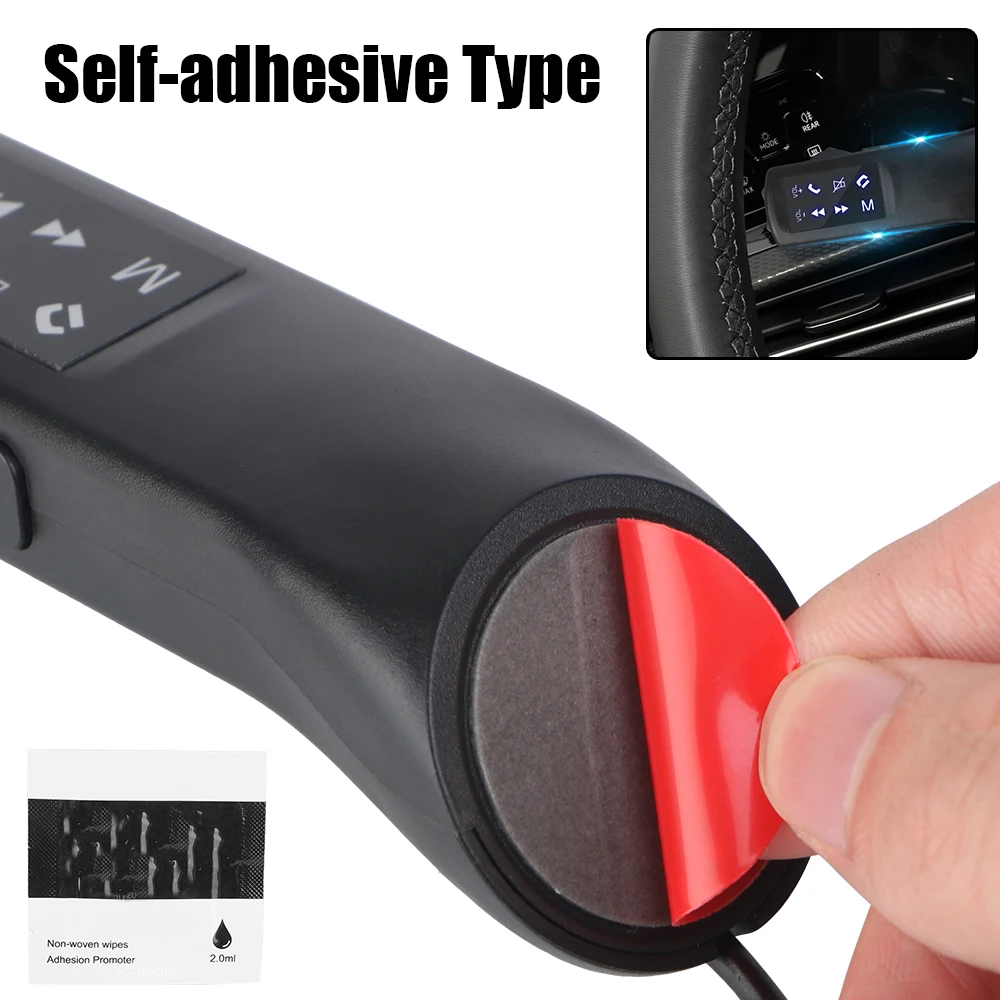 Car Steering Wheel Buttons 12V Universal Wireless Control For Music Phone DVD Navigation 8 Keys Remote Controller