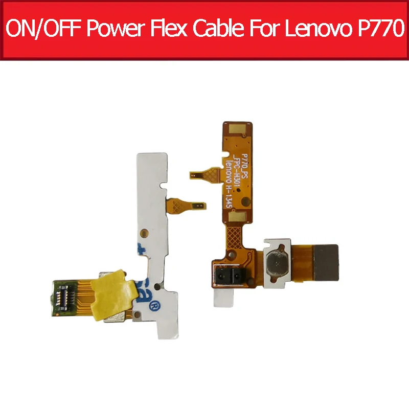 Cable Flex original del botón de encendido/apagado para Lenovo P770 botón lateral de la alimentación Flex Ribbon reemplazo Parts_P770_PS_FPC_H301
