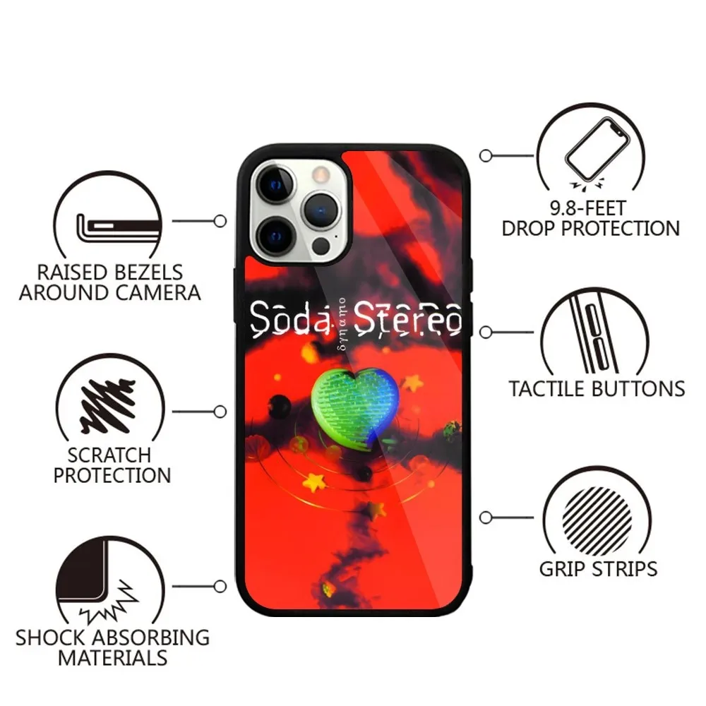 Singer G-Gustavo Cerati Phone Case For iPhone 16,15,14,13,12,11,Plus,Pro,Max,Mini Magsafe Magnetic Wireless Charging