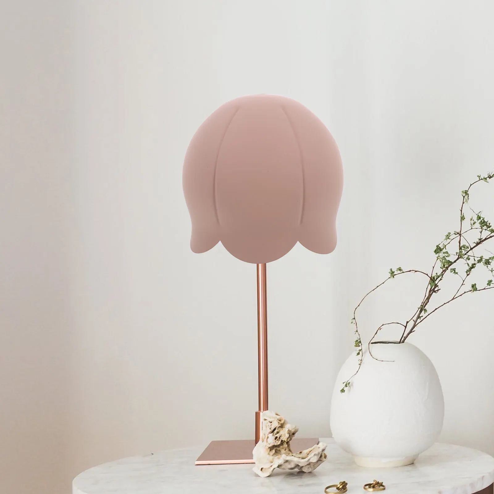 

Bellflower Lampshade Small Iron Stylish Bedroom Night Light Replacement Lampshade Table Lamp Shade Compatible Gu10 Bulb Indoor