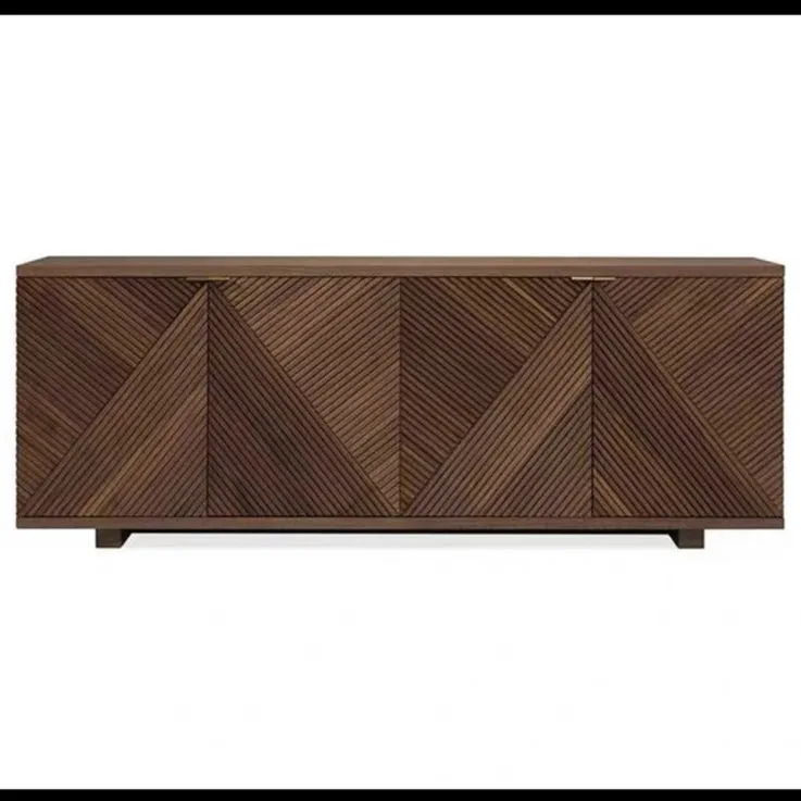 خزانة تلفزيون أرضية فرنسية حديثة وبسيطة لتخزين الأفلام والتلفزيون خزانة تلفزيون أوروبية قديمة #6