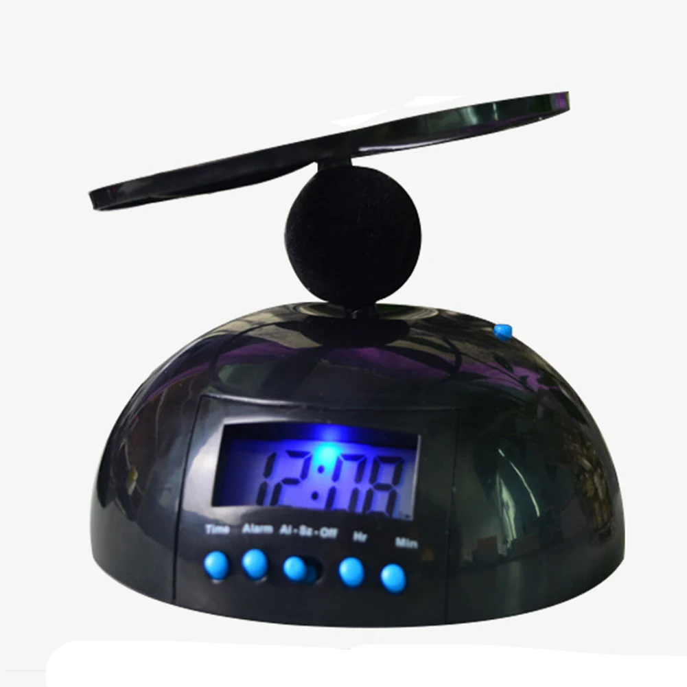 Bedroom Alarm Clock Helicopter Backlight ABS Lazy Gift Flying Loud Annoying Digital Screw-Propeller LED Display Snooze