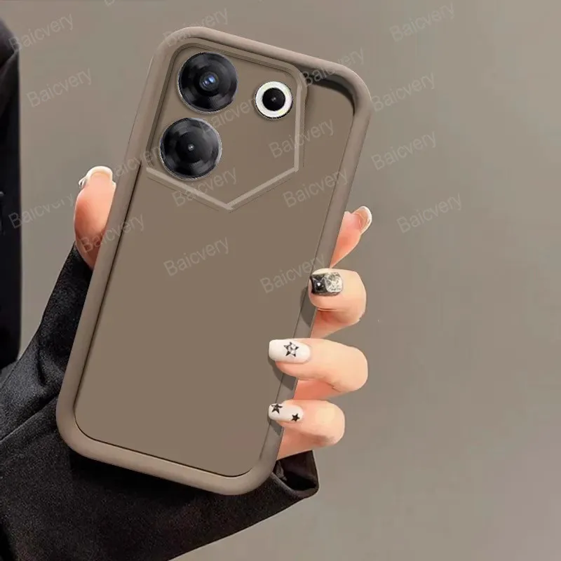 حافظة لهاتف Tecno Camon 20 Pro 5G من السيليكون لهاتف Funda مصنوعة من مادة TPU Back Coques Mer Lens