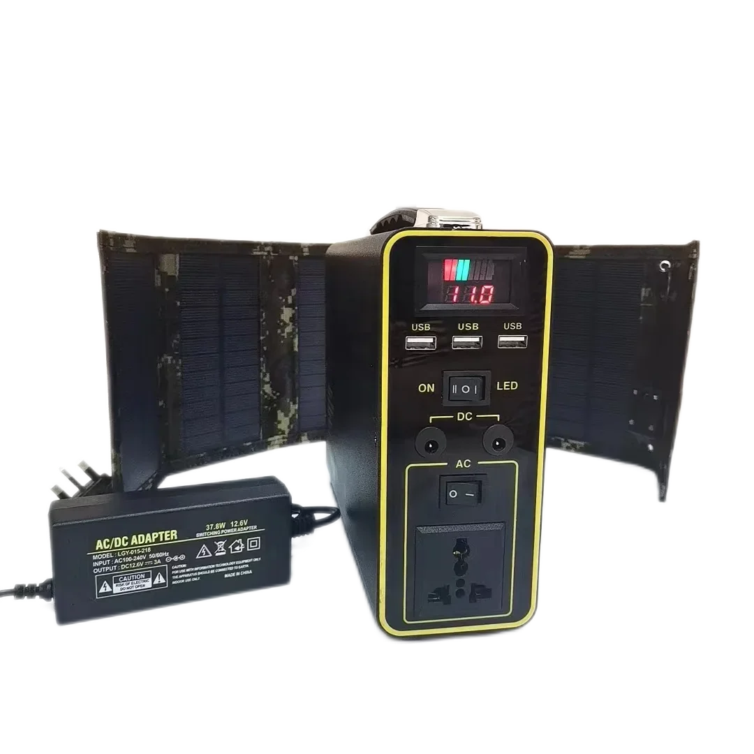 

60$ 300W Solar Outdoor Generator solar generator solar power generator Mppt Lifepo4 300WH Battery portable power station
