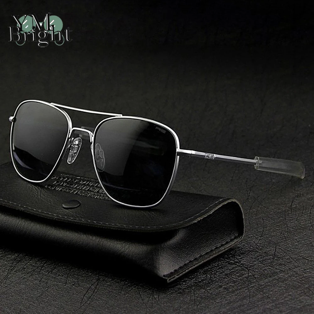 

Top Quality Aviator Classic Sunglasses Tempered Glass Drop Proof Sunglasses Classic Driver Security Glasses for men's women
