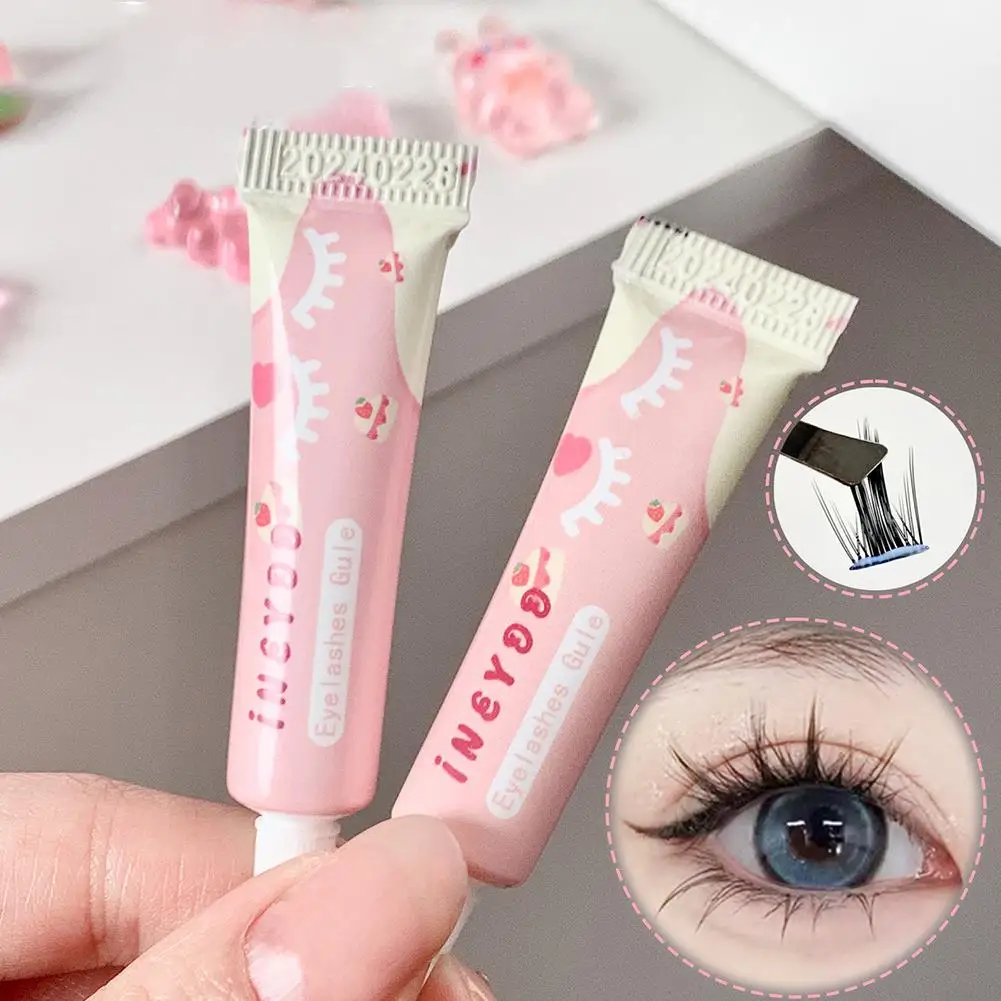 New Waterproof Lasting Eyelash Glue Non-irritating Adhesive White Extension Eyelash False Quick Cosmetic Clear Glues Dry Ma Z2H7