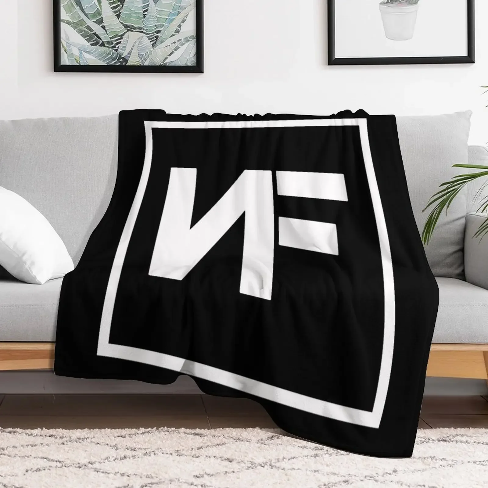 

NF Merch NF Logo Throw Blanket warm for winter decorative Decoratives Blankets Kid'S Soft Camping Blankets