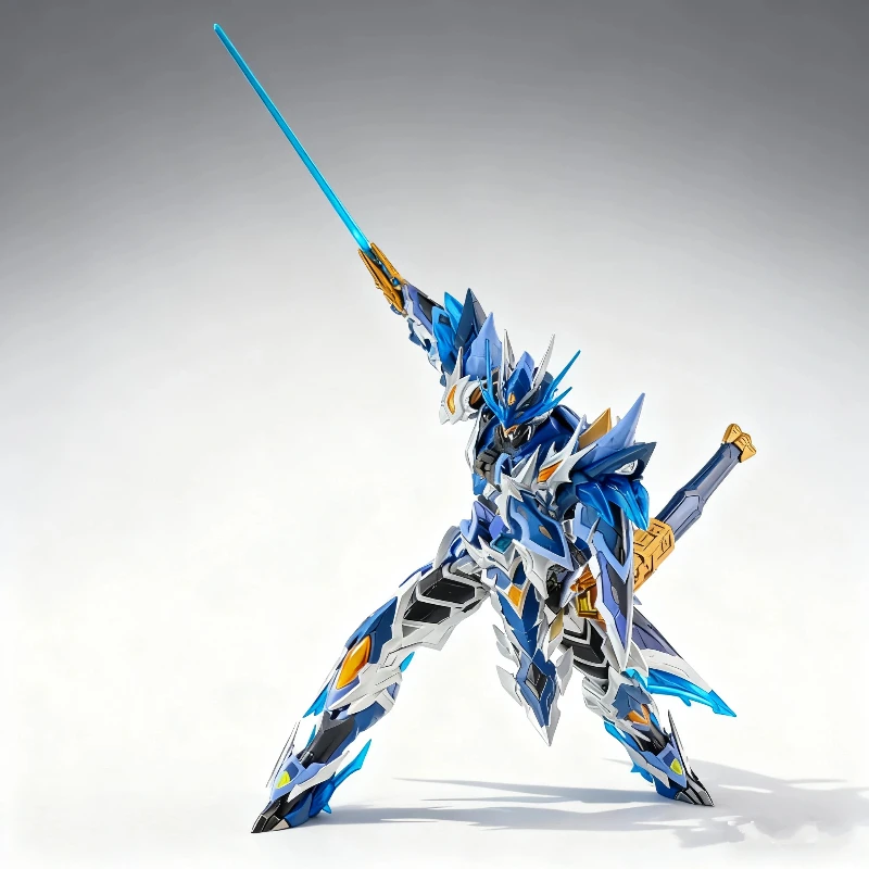 المحرك النووي تشاو يون الجمعية أطقم منمذجة عمل الشكل مع يولان الأبيض التنين الحصان سبيكة الهيكل العظمي سطح المكتب الديكور الصبي هدية