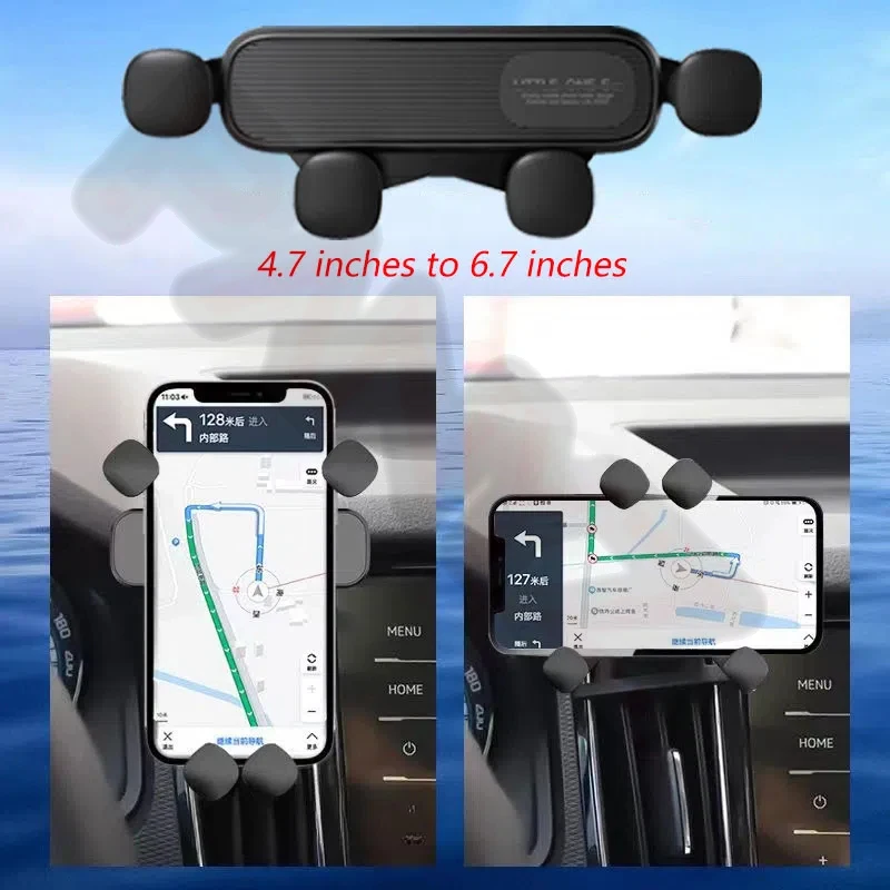 Für Jeep Renegade 2013-2017 Auto Handy halter Entlüftung einstellbare GPS Schwerkraft Navigations halterung horizontal Zubehör