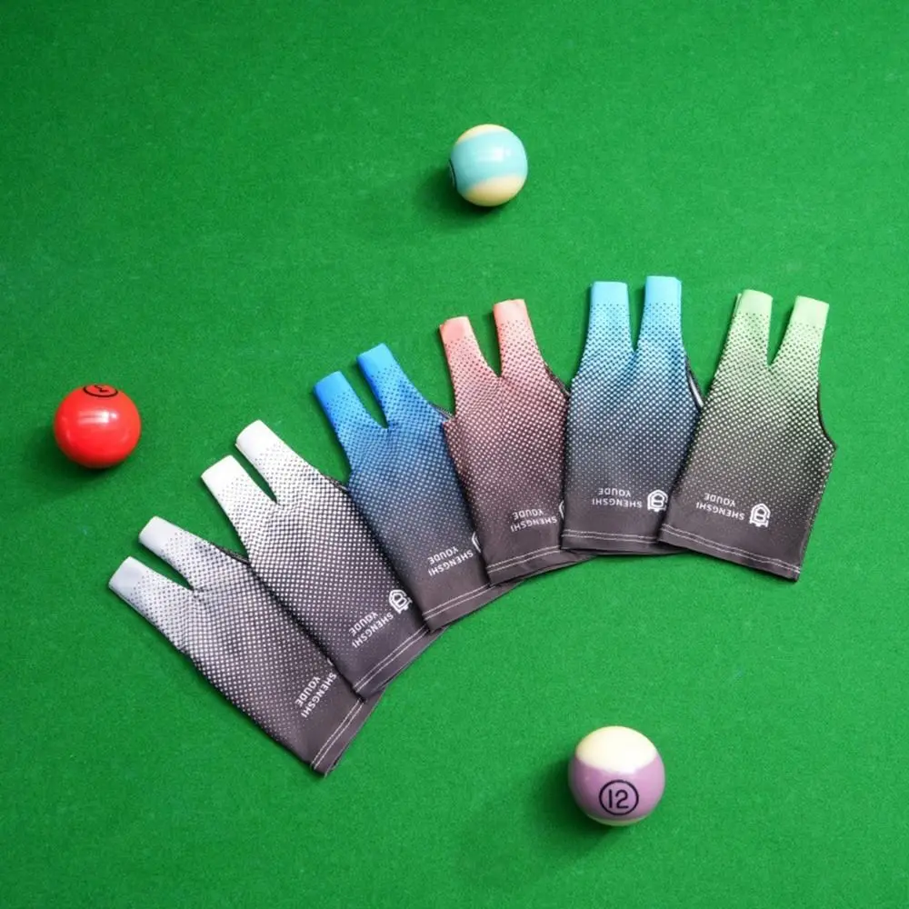 1Pc Elastic Billiards Glove Non Slip Breathable Billiard Training Glove Wear-resistant Snooker Billiard Glove